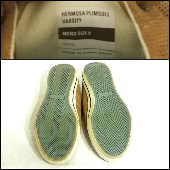 SeaVees Hermosa Plimsoll Varsity Golden Brown SZ 9 - Picture 7 of 7